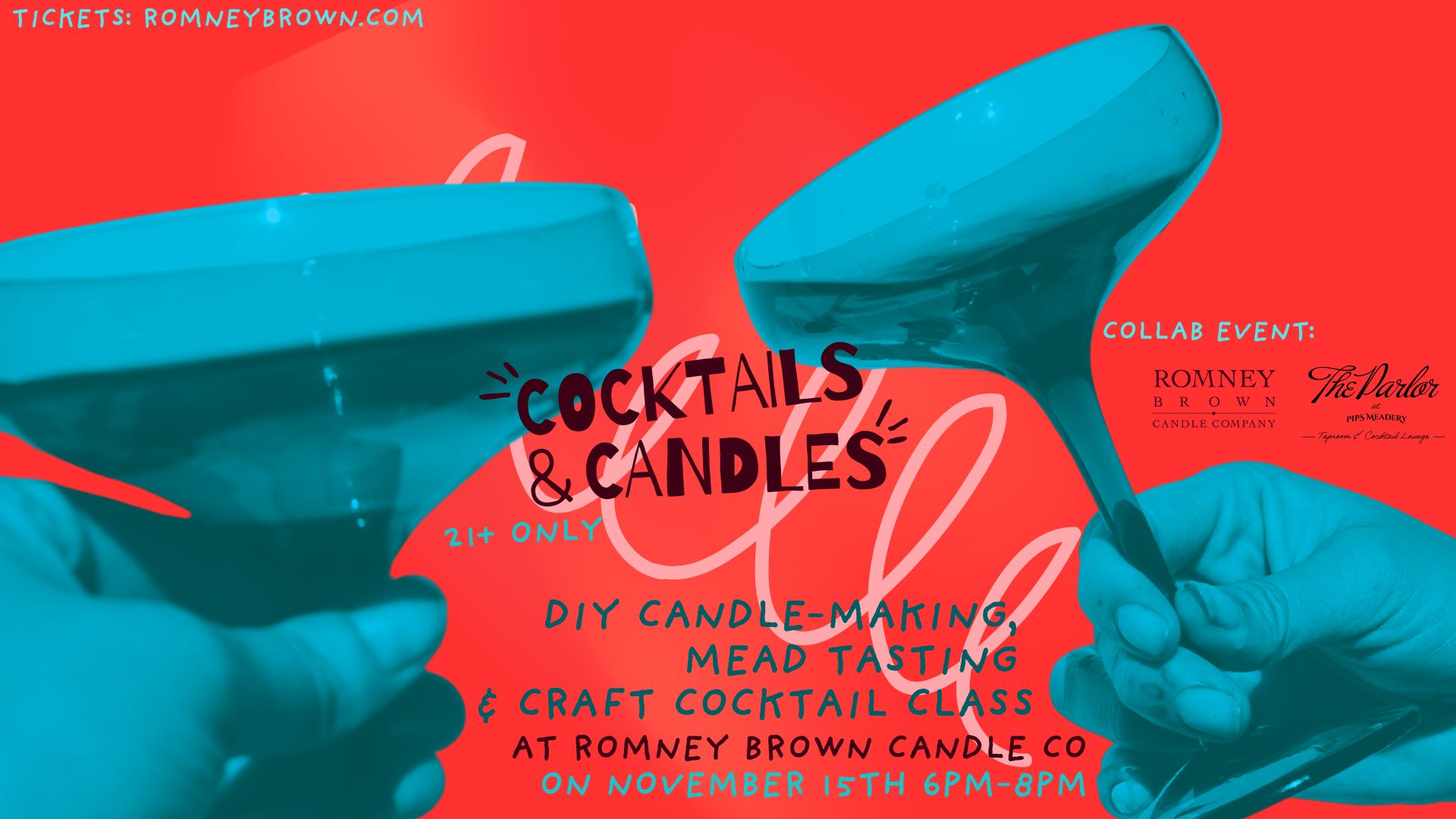 Cocktails & Candles: Holiday Themed